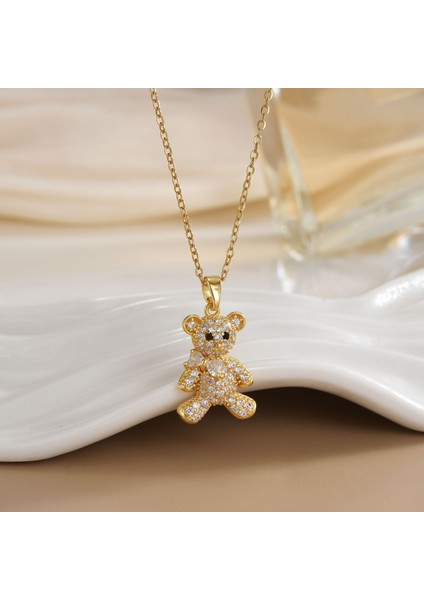 Yeni Titanyum Çelik Premium Niş Tasarım Kolye Duygusu Gelgit Modası Basit Mizaç Rengini Kaybetmez Köprücük Kemiği Zinciri (Yurt Dışından)