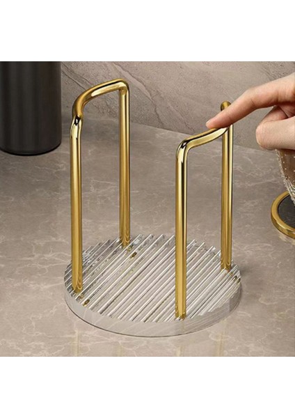 Lüks Kupa Depolama Tutucu Su Çay Bardağı Dispenser Raf Raf Raf Kupa Ekran Ev Organizatör Çift Bardak (Yurt Dışından) indirimleri