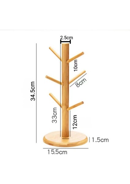Kahve Fincanı Tutucu 6 Kanca ile Tezgahı Bardak Tutucu Için Uygun Daha Kalın Bir Taban (Yurt Dışından) fiyatları