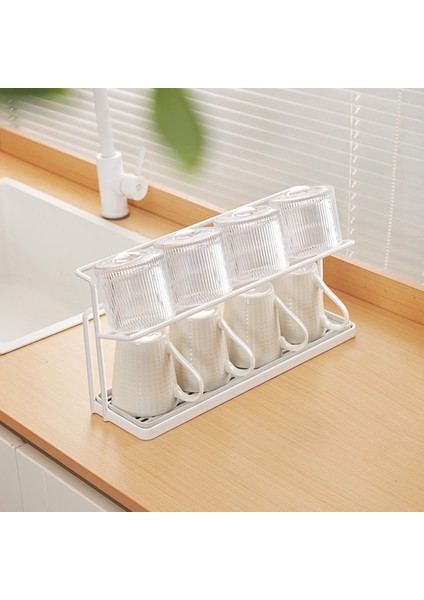 Şişe Kurutma Raf Fincan Depolama Rafı Drenaj Tepsisi Mutfak Kupa Organizasyon Raf Beyaz (Yurt Dışından) modelleri