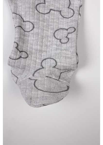 Yenidoğan Patikli Tulum Mouse Baskılı Çıtçıtlı Bebek Tulumu fırsatları