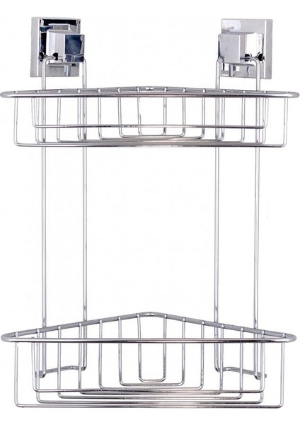 Banyo Köşe Rafı Kendinden Yapışkanlı 2 Katlı Easyfix fırsatları