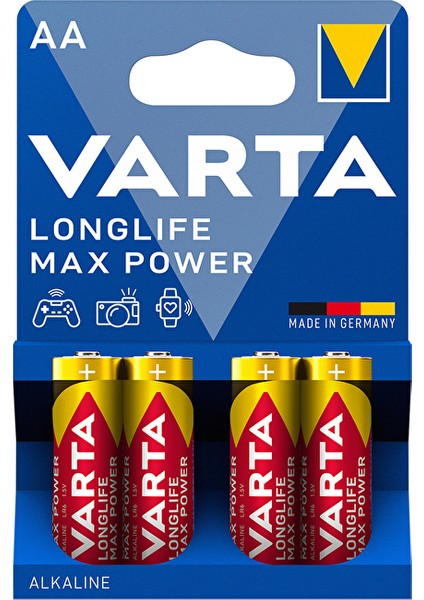 2 Adet Varta Pil Max Power Kalem Pil 4'lü