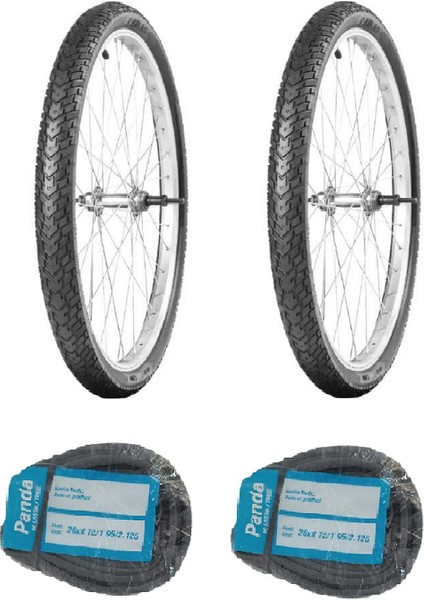 Irc 26 Jant 26X1.95 Aay-01 Bisiklet Dış Lastiği x 2 Adet + Panda Iç Lastik Seti