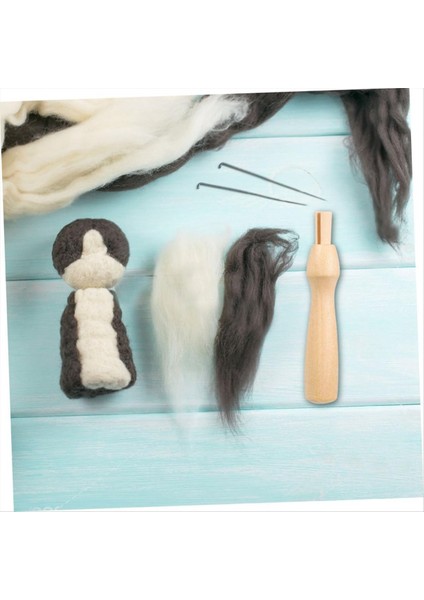 16PCS Poking Eğlenceli Aracı Keçe Iğneleri Kulplar Keçe Sapları Iğne Keçeleştirme Sapı Seti Zımba Deliği Ahşap Bileşeni (Yurt Dışından) modelleri