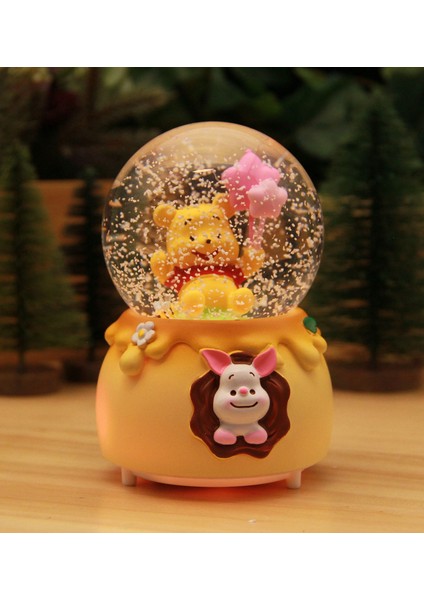 Winnie The Pooh Işıklı ve Müzikli Kar Küresi Büyük Boy - A modelleri
