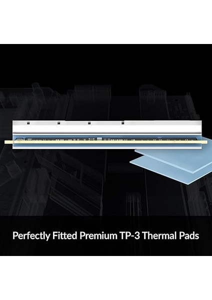 M2 Pro Soğutucu M.2 2280 SSD Için, Arctıc Tp-3 Fanlı, Pc ve Ps5 ile Uyumlu, Tek ve Çift Taraflı Ssd'ler Için, Gümüş indirimleri