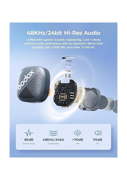 Cube-Sl Kit2 Kablosuz Yaka Mikrofon, iPhone Lightning Için Mikrofon (2 Tx + 1 Rx Şarj Kılıfı), Gürültü Engellemeli Mini Mikrofon, 30H Pil, 300 M/1000 Ft, Kablosuz Mikrofon fiyatları