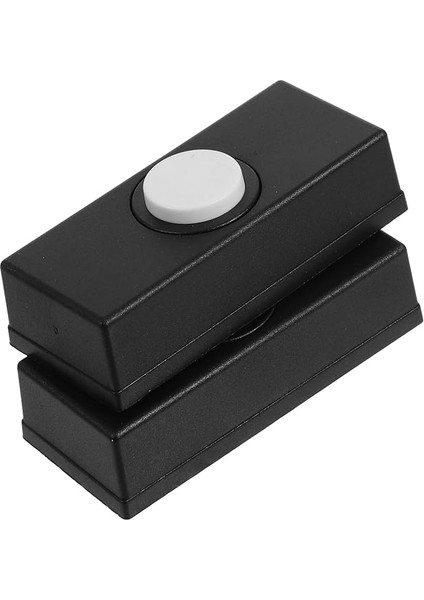 2ADET Retro Duvara Monte Kapı Zili Butonu Su Geçirmez Kapı Zili Anahtarı Her Türlü Sistemi Için Uygun Ev ve Garaj Kullanımı Için Idealdir