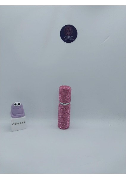 Parıldayan Elmas İşlemeli Mini Doldurulabilir Parfüm Şişesi 10 ML (Pembe) fiyatları