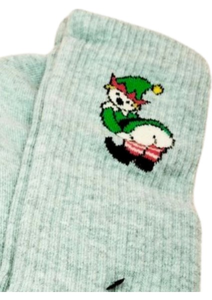 Litaetrend Neşeli Kolaj Çorap Popo Baskılı Esprili Kolej Çorap 2 Çift fiyatları