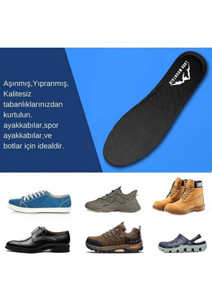Comfort Rahat Ortopedik Tabanlık,Yumuşak Tabanlık,Konfor Tabanı,Spor Tabanlığı,Erkek,Kadın,Siyah modelleri