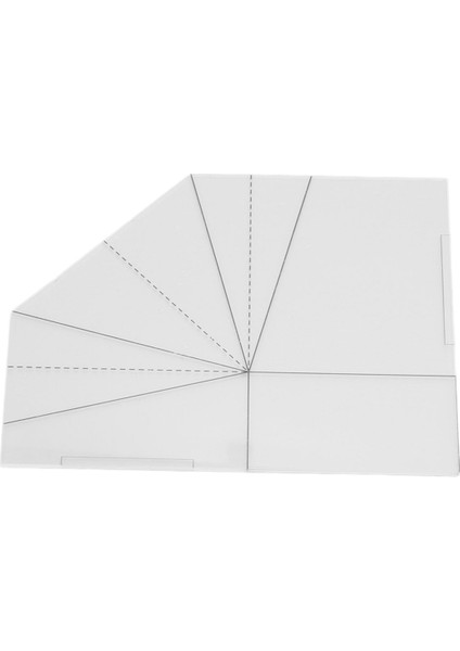 Dıy Kumaş Katlanabilir Gıda Sepeti Dikiş Şablonu El Çantası Dikiş Cetvel Tote Çanta Yemek Mat Kumaş Katlanır Sepet Öğretici (Yurt Dışından)