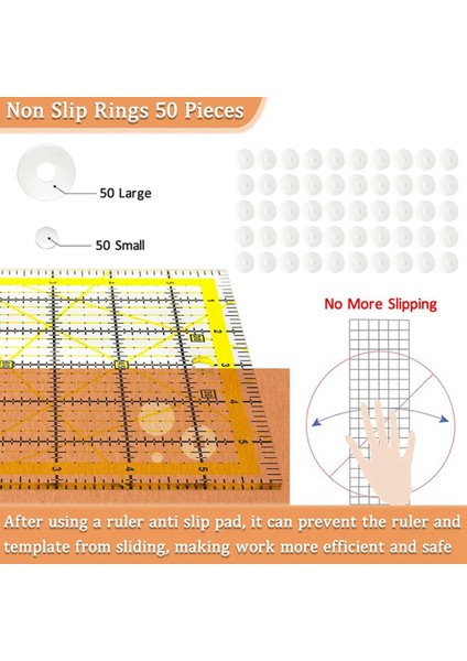 4pcs Kapitone Cetveli, Akrilik Kare Cetvel, Kapitone Şablonları, Kaymaz Halkalarla (4.5x4.5in, 6X6IN, 9.5x9.5in, 12.5X12.5IN) (Yurt Dışından) fırsatları