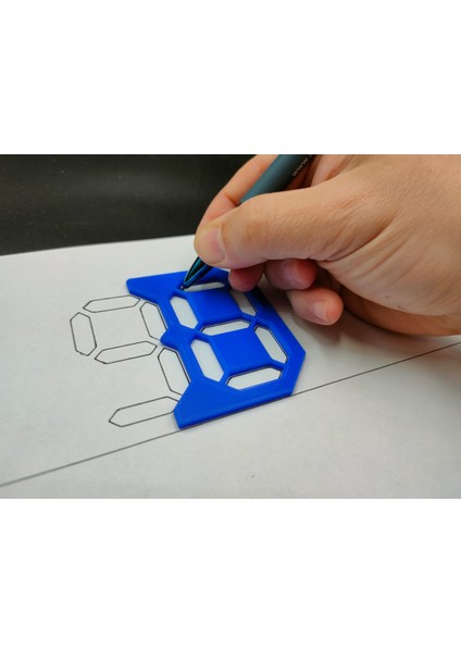 Alfanumerik Yazı Şablonu 3'lü Ebat fırsatları