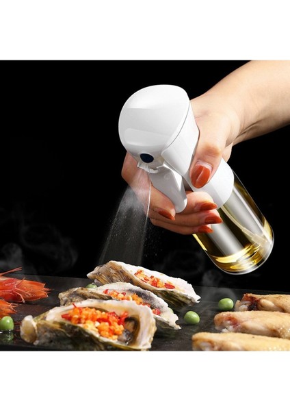 Sprey Yağdanlık Cam Şişe Yağ Püskürtücü 220 ml Airfryer Kızartma Izgara Salata Için Yağlık Byz