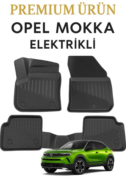Opel Mokka Elektrikli Uyumlu 3D Oto Paspas Premium