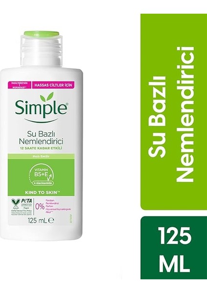 Kind To Skin Su Bazlı Nemlendirici 12 Saate Kadar Etklili Hassas Ciltler Için 125 ml fiyatları