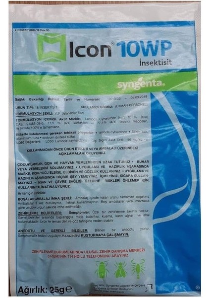 Icon 10WP Akrep ve Genel Haşere Ilacı