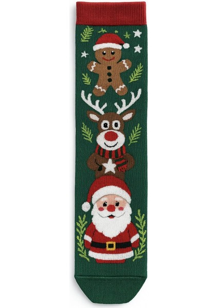 Asetat Kutulu Yılbaşı Hediyesi-Şık Ambalajında Renkli Kış Çorabı fiyatları