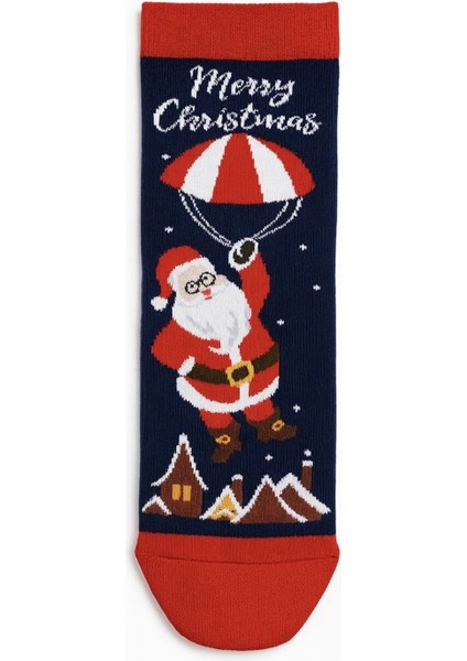 Asetat Kutulu Yılbaşı Hediyesi-Şık Ambalajında Renkli Kış Çorabı fiyatları