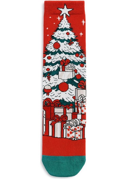 Asetat Kutulu Yılbaşı Hediyesi-Şık Ambalajında Renkli Kış Çorabı fiyatları