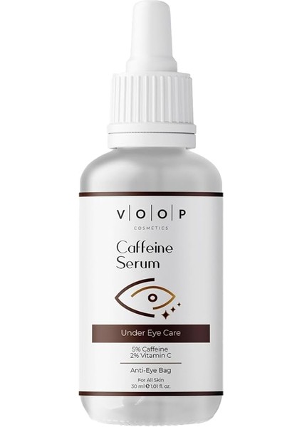 Göz Altı Morlukları Karşıtı 5% Caffeine + 2% Vitamin C 30 ml Serum