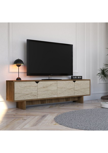 Istemi Ud-Traverten Tv Ünitesi - 180 cm Modern Tasarım, Ekonomik Tv Ünitesi, Kulpsuz fiyatları