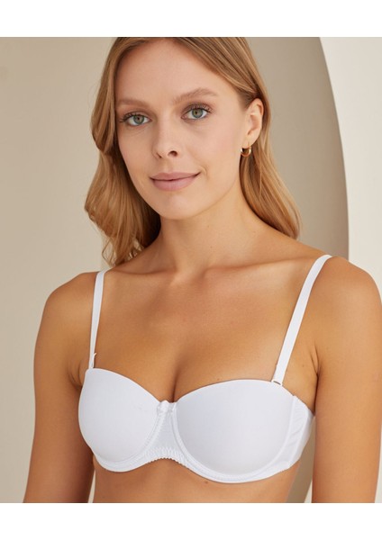 Nbb Dolgusuz Desteksiz Straplez Cuplı Basic Sütyen- 3510 fiyatları