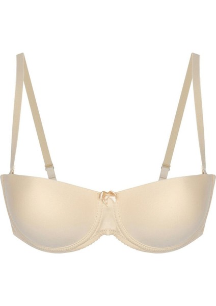 Nbb Dolgusuz Desteksiz Straplez Cuplı Basic Sütyen- 3510