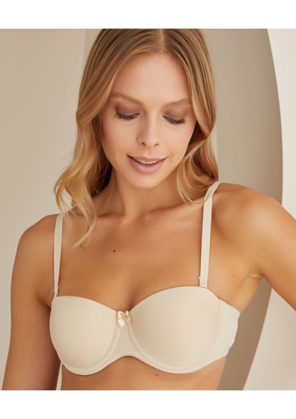 Nbb Dolgusuz Desteksiz Straplez Cuplı Basic Sütyen- 3510 fiyatları