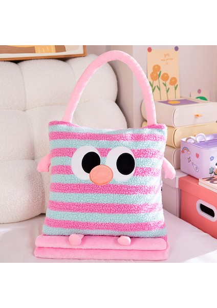 Dopamin Yastık Yorgan Çift Amaçlı Ikisi Bir Arada Araba Ofis Şekerleme Battaniyesi Sevimli Yastık Kanepe Yastığı (Yurt Dışından)