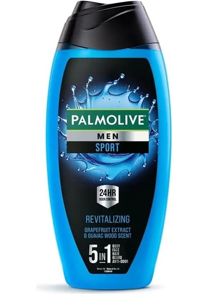Palmolive Men Sport 5&apos;i 1 Arada Canlandırıcı Erkek Duş Jeli 500 ml