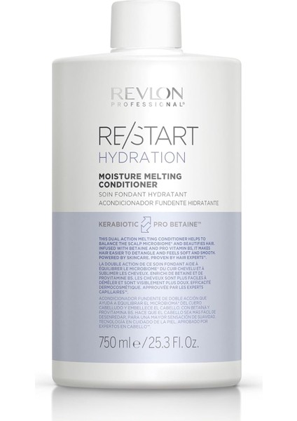 Revlon Professional Restart Moisture Melting Saç Kremi 750ML