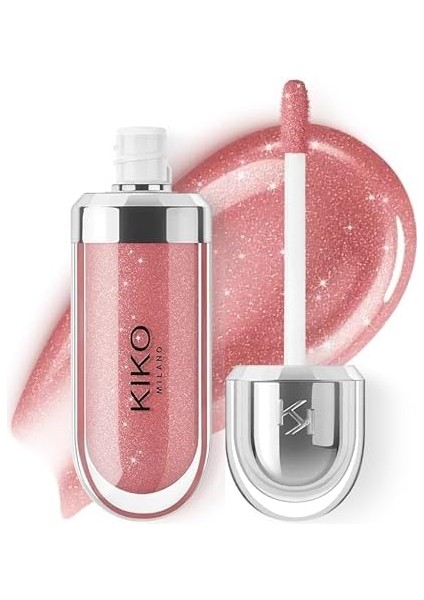 Kiko Milano Dudak Parlatıcısı - 3D Hydra Lip Gloss - 32 Pearly Natural Rose - Besleyici ve Nemlendirici