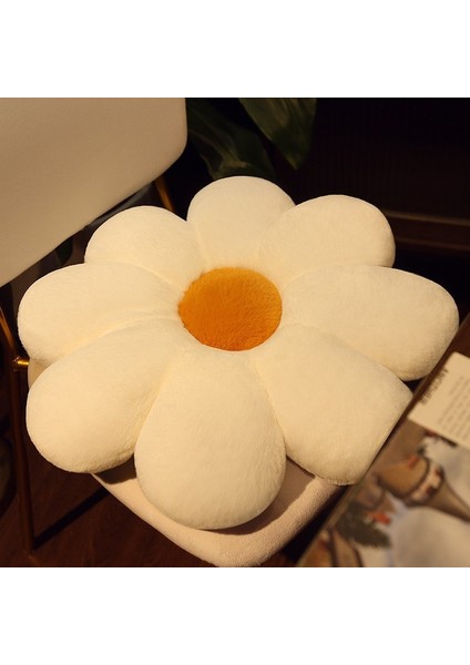 Petal Yastık, Çiçek Başucu Yastığı, Oturma Odası Kanepe Yastığı, Cumba Dekorasyonu, Ayçiçeği (Yurt Dışından)
