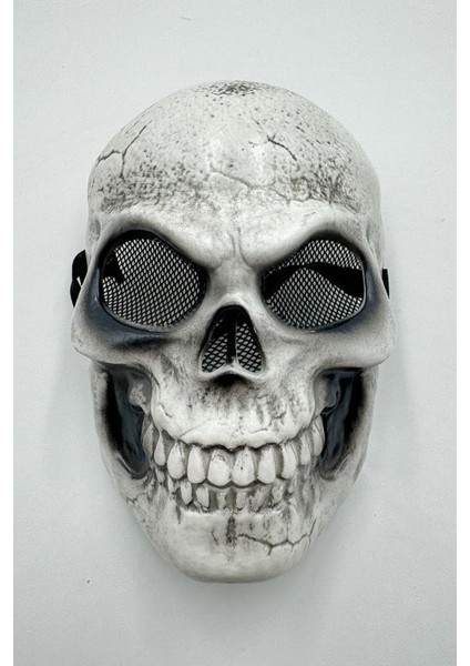 Halloween Maske Kuru Kafa Siyah Göz