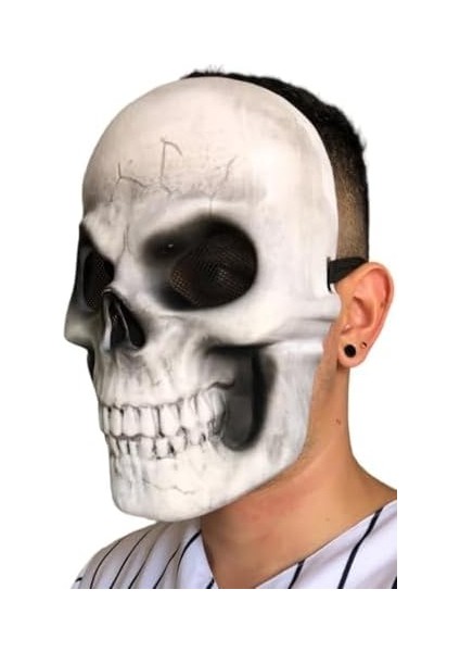 Halloween Maske Kuru Kafa Siyah Göz fiyatları