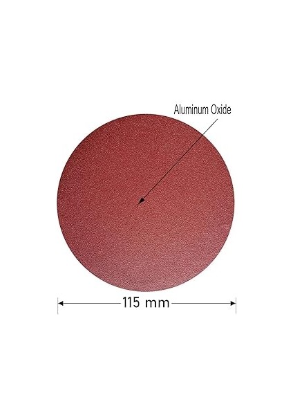 50 Adet Cırt Zımpara Spiral Avuç Içi Taşlama 115 mm Harman Paket modelleri