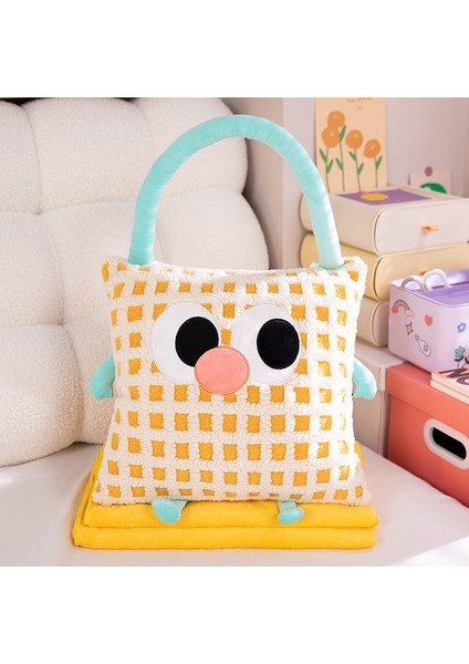 Dopamin yastık yorgan çift amaçlı ikisi bir arada araba ofis şekerleme battaniyesi sevimli yastık kanepe yastığı (Yurt Dışından)