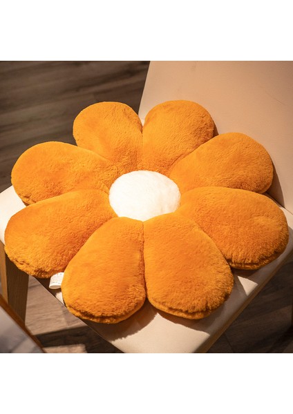 Petal Yastık, Çiçek Başucu Yastığı, Oturma Odası Kanepe Yastığı, Cumba Dekorasyonu, Ayçiçeği (Yurt Dışından)