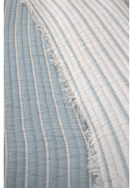 Lüks Multi Muslin %100 Pamuk Çift Kişillik Yatak Örtüsü 230X250 cm Battal Boy 2 Yastıklı fiyatları