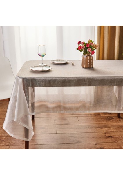 Soft Party Masa Örtüsü - Beyaz - 140X220 cm fiyatları