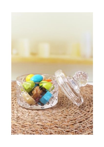 Lüx Mini Cam Şekerlik & Cam, Kesme Cam Lüx Şekerlik 7.5cm*9.2cm - 06641 fiyatları