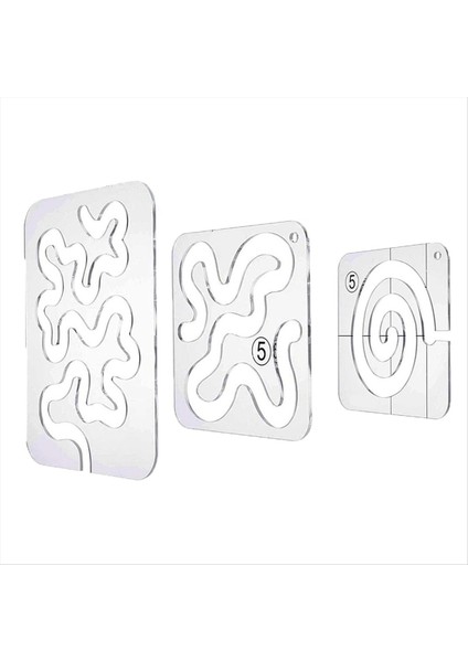 Kapitone Şablonları Kullanma Yöneticileri: Makine Kapitone Için Kapitone Şablonları -Hareket Kapitone Şablonu, Kapitone Hükümdarları (Yurt Dışından)