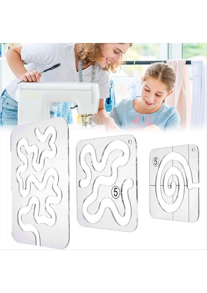 Kapitone Şablonları Kullanma Yöneticileri: Makine Kapitone Için Kapitone Şablonları -Hareket Kapitone Şablonu, Kapitone Hükümdarları (Yurt Dışından) fiyatları