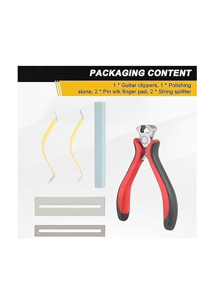 Gitar Temiz Lehçe Araçları 6 Adet Profesyonel Luthier Araçları Tamir Kiti Fret Kesici Gitar Aracı Seti indirimleri