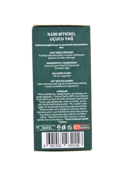 Arifoğlu Portakal Yağı 10ML%100 Saf Yağ Arlab Portakal Yağı, Pure Orange Oil 10ML