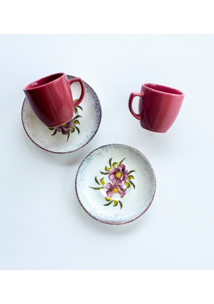 Hediyelik Kahve Yanı Bardaklı Türk Kahve Fincan Seti Hediye Kutusu Hediye Notu Yazılır modelleri