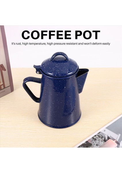 1.2l Emaye Kahve Potu El Çay Su Kumböceği Çaydan Teapot Vintage Ev Dekoru Yıldızlı Gökyüzü Mavi Çayak Kafe Araçları (Yurt Dışından) fırsatları